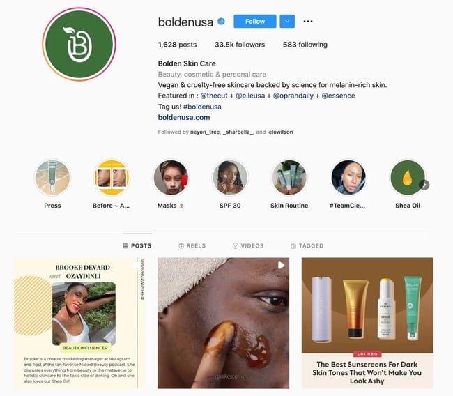 Best Brands on Instagram: Bolden USA